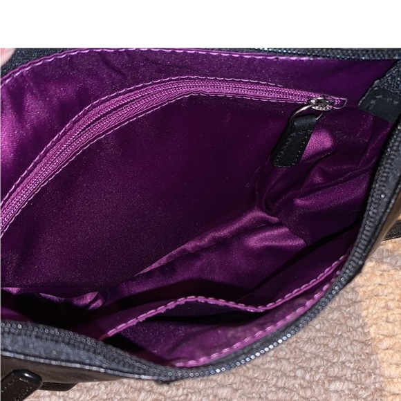 Coach Small Crossbody Black Leather Handbag' - Picture 4 of 4